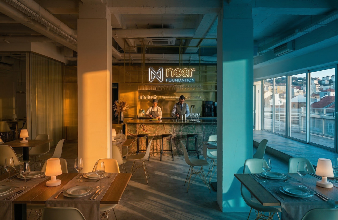NEAR Foundation private dinner produced by CH3 in Lisbon 2023 — blockchain ecosystem executive networking