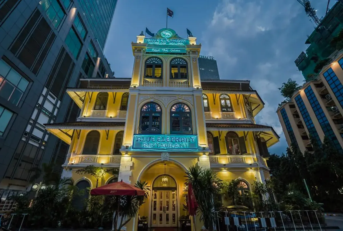 Blue Elephant heritage Thai restaurant event venue in Bangkok, Thailand