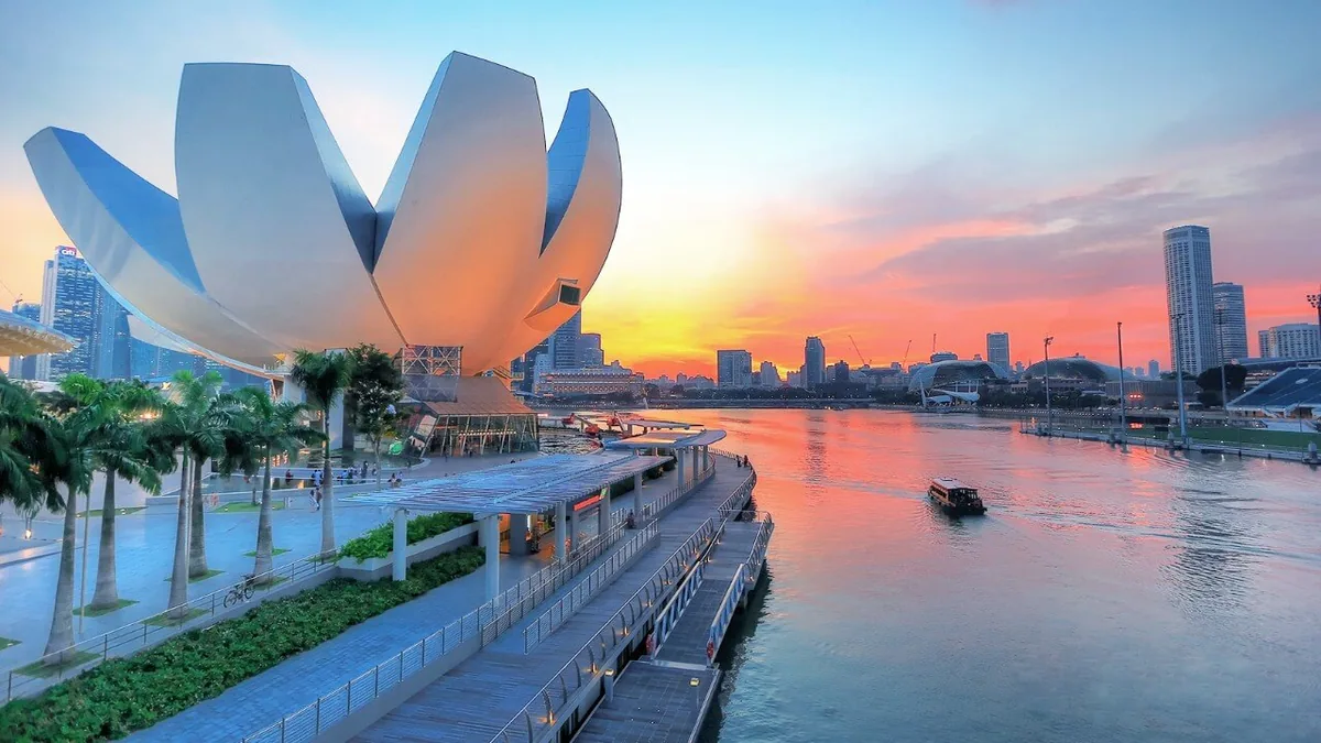 ArtScience Museum event venue at Marina Bay Sands, Singapore