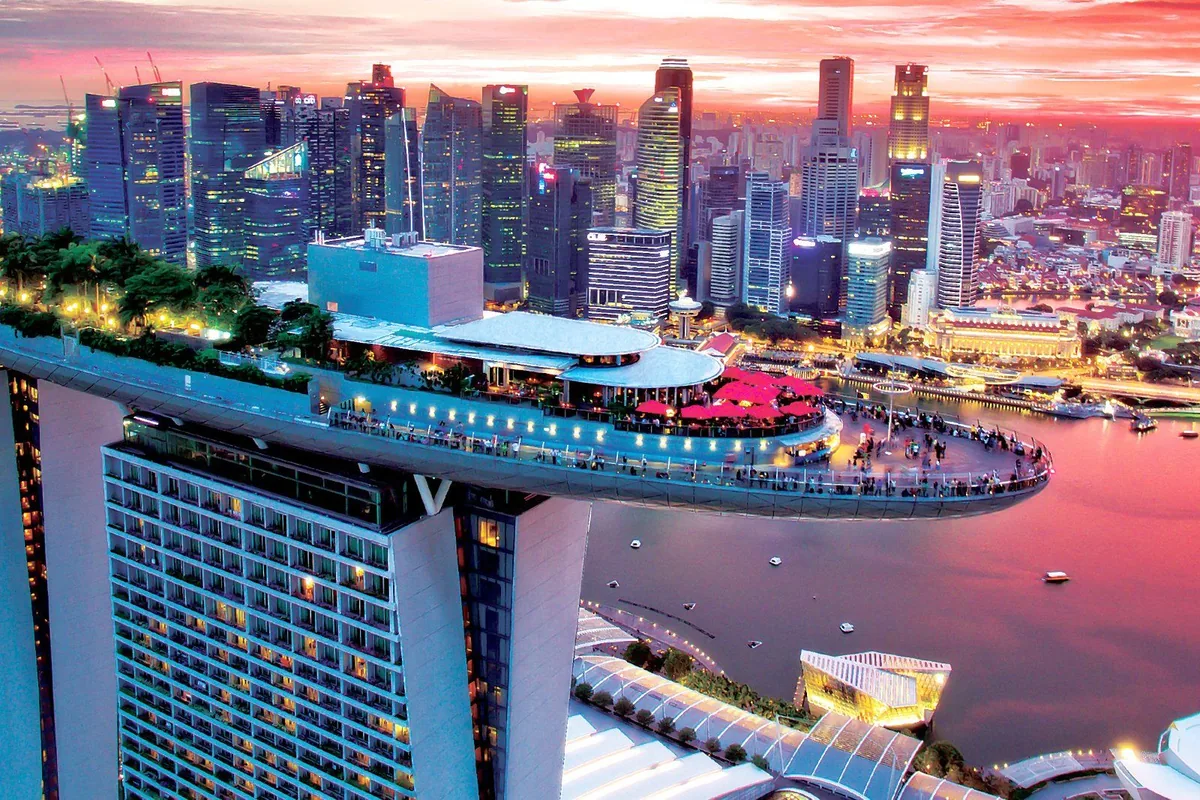 CÉ LA VI sky club event venue on the Marina Bay Sands SkyPark, Singapore