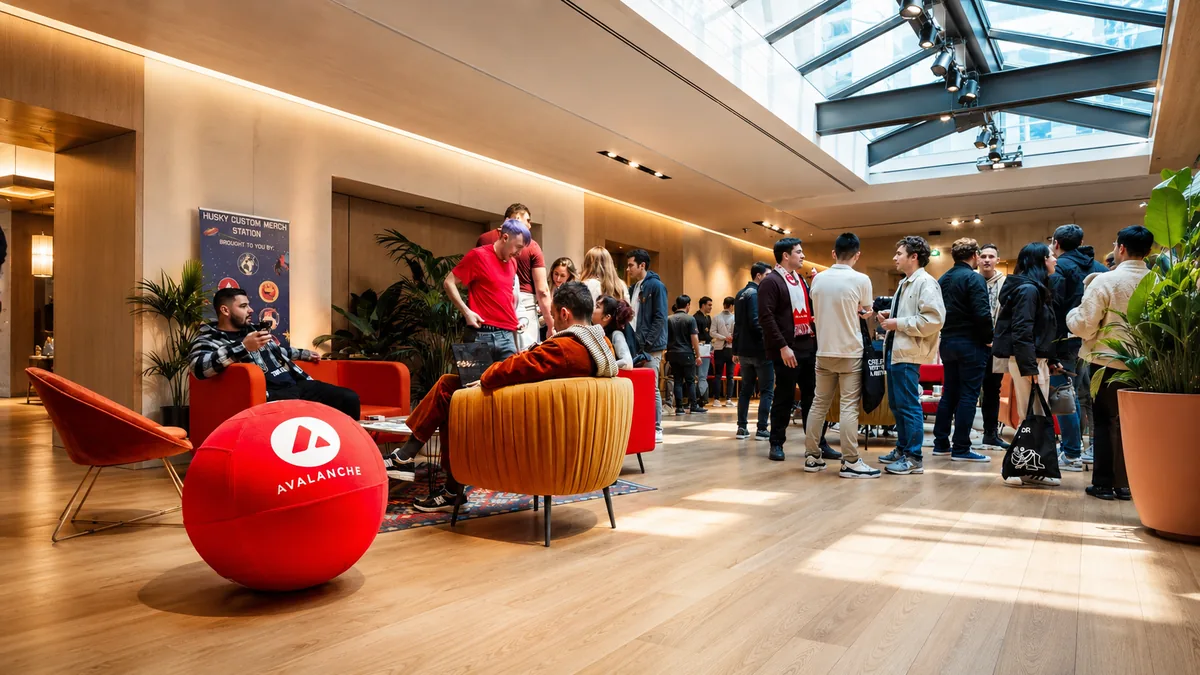 Avalanche Paris Creator House brand activation produced by CH3 Agency