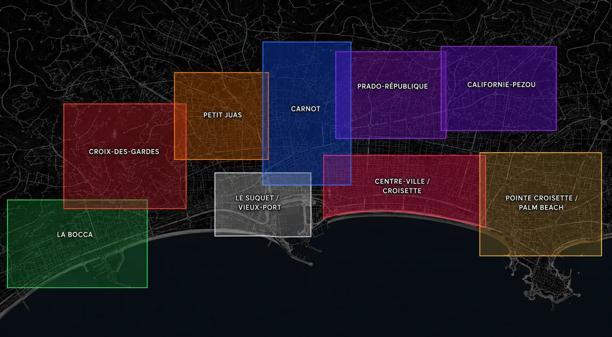 Cannes event neighbourhood map — CH3 Agency