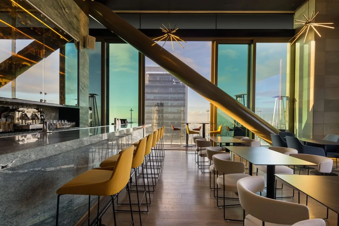 Rooftop terrace event venue in Mexico City