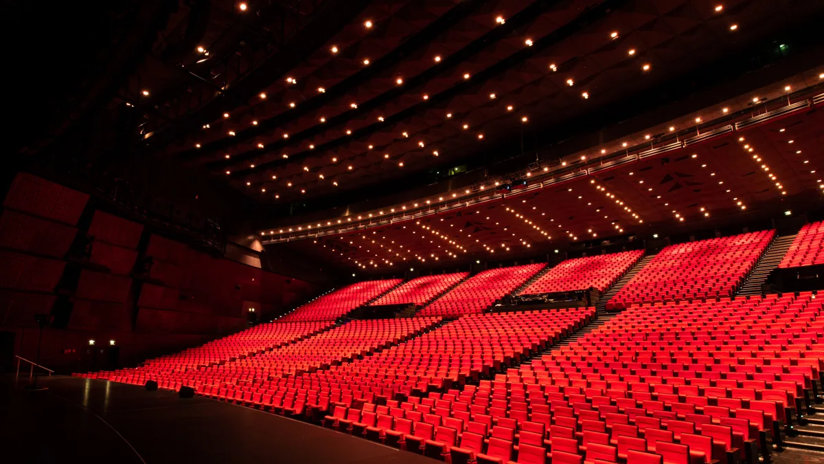 The main auditorium of the Palais des Congres de Paris