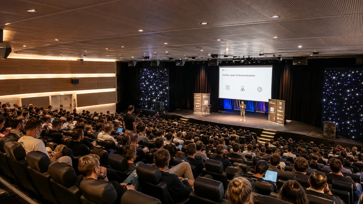 Polkadot ParisDOT.Comm conference produced by CH3 Agency in Paris