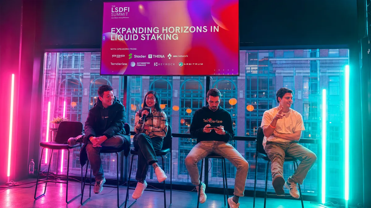 Tenderize LSDFi Summit at ETH Denver, produced by CH3 Agency