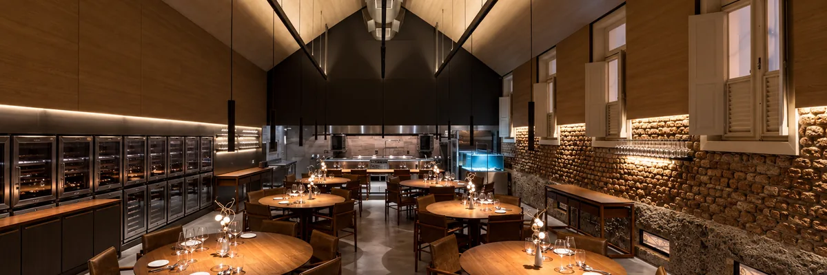 Dining room at Oteque, Botafogo, Rio de Janeiro, Brazil