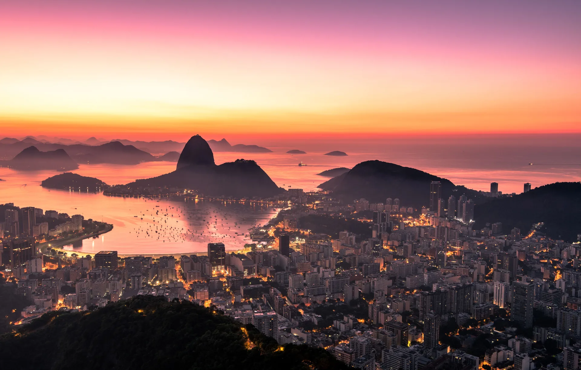 Skyline of Rio de Janeiro, Brazil