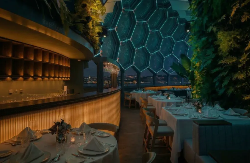 Damex.io Michelin-starred private dinner produced by CH3 at SBC Summit Lisbon 2024 — executive fintech networking